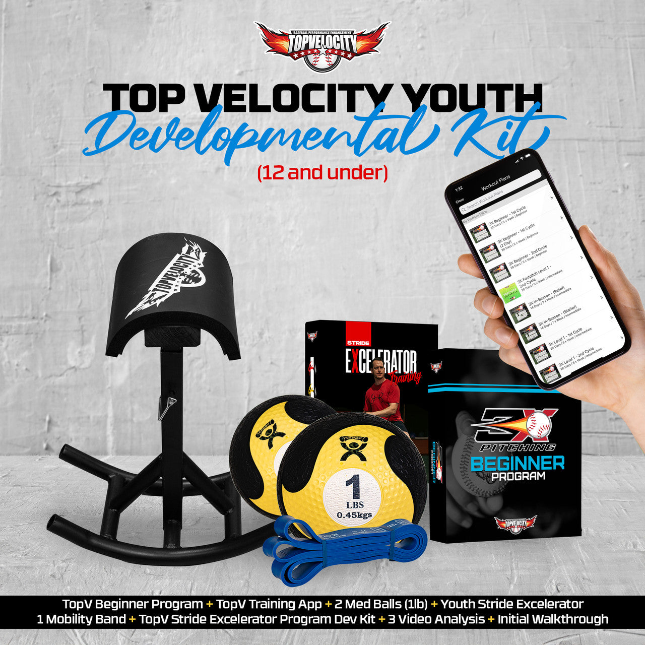 Top Velocity Youth Development Kit (12 and Under)